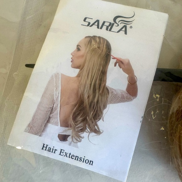 HAIR EXTENSIONS by SARLA!! Get holiday ready- add some FUN & FLARE! 🤩Blonde🤩 - Picture 1 of 4